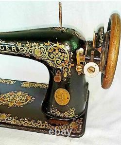 Antique Singer Sewing Machine Head Colorful Store Display Decor