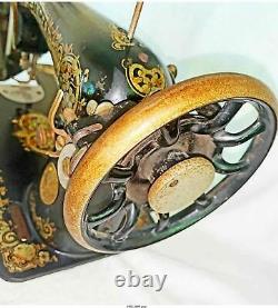 Antique Singer Sewing Machine Head Colorful Store Display Decor