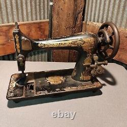 Antique Singer Sewing Machine Head Model 27'SPHINX' #K127362 Vintage Beautiful