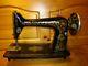 Antique Singer Sewing Machine Head Model 66 Red Eye, Serviced