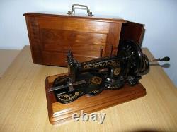Antique Singer Sewing Machine Model 12k With Wonderful Decals