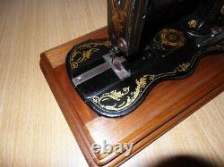 Antique Singer Sewing Machine Model 12k With Wonderful Decals