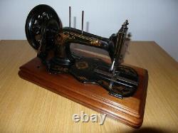 Antique Singer Sewing Machine Model 12k With Wonderful Decals