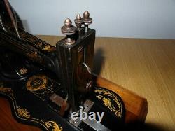 Antique Singer Sewing Machine Model 12k With Wonderful Decals