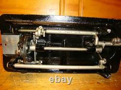 Antique Singer Sewing Machine Model 15-90, Hand Crank, Serviced