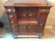 Antique Singer Sewing Machine Model 66-1 Drawing Room Cabinet