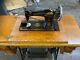 Antique Singer Sewing Machine No. 115 With Original Table