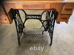 Antique Singer Sewing Machine No. 115 With Original Table