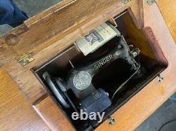 Antique Singer Sewing Machine No. 115 With Original Table