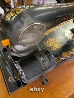 Antique Singer Sewing Machine No. 115 With Original Table