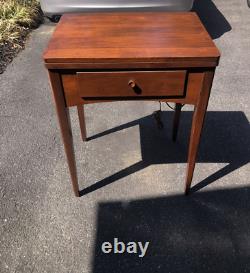 Antique Singer Sewing Machine Serial AH456094 hidaway wood furniture Table