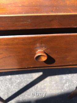 Antique Singer Sewing Machine Serial AH456094 hidaway wood furniture Table