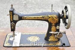 Antique Singer Sewing Machine Sphinx Model 127 Treadle Base