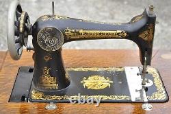 Antique Singer Sewing Machine Sphinx Model 127 Treadle Base