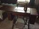 Antique Singer Sewing Machine In Cabinet 1916 7-drawer Table Original Cast Iron