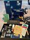 Antique Singer Sewing Machine With Accessories, 1935, Model 221-1