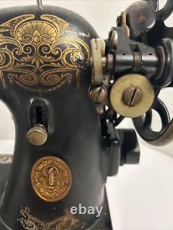 Antique Singer Sewing Machine with Singer Motor & Light