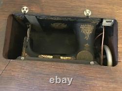 Antique Singer Sewing Machine with table