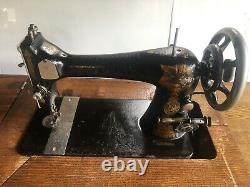 Antique Singer Treadle Sewing Machine #66 Fancy Carved 7 Drawer