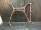 Antique Singer Treadle Sewing Machine Cast Iron Center Singer Sign