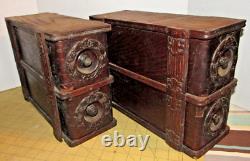 Antique Singer Treadle Sewing Machine Drawer Set, 4 Drawer in Frame / Carriage