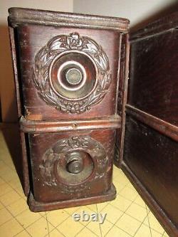 Antique Singer Treadle Sewing Machine Drawer Set, 4 Drawer in Frame / Carriage