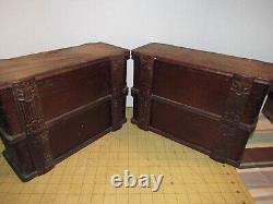 Antique Singer Treadle Sewing Machine Drawer Set, 4 Drawer in Frame / Carriage