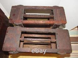 Antique Singer Treadle Sewing Machine Drawer Set, 4 Drawer in Frame / Carriage