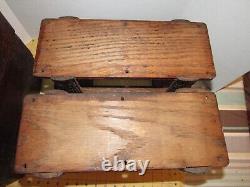 Antique Singer Treadle Sewing Machine Drawer Set, 4 Drawer in Frame / Carriage