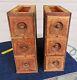 Antique Singer Treadle Sewing Machine Drawers, Set Of 6 And Cabinets