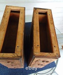 Antique Singer Treadle Sewing Machine Drawers, Set of 6 and Cabinets