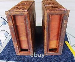 Antique Singer Treadle Sewing Machine Drawers, Set of 6 and Cabinets