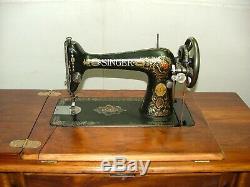 Antique Singer Treadle Sewing Machine, Model/Class 66