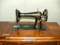 Antique Singer Treadle Sewing Machine, Model/Class 66