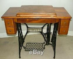 Antique Singer Treadle Sewing Machine, Model/Class 66