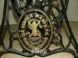 Antique Singer Treadle Sewing Machine, Model/Class 66