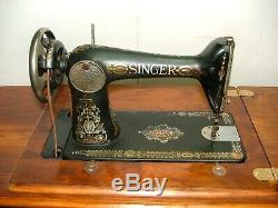 Antique Singer Treadle Sewing Machine, Model/Class 66