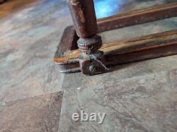 Antique Singer Treadle Sewing Machine Table Top And Drawer Frames