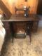 Antique Singer Treadle Sewing Machine With Cabinet