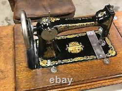 Antique Singer Treadle Sewing Machine withcabinet 1908