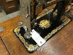 Antique Singer Treadle Sewing Machine withcabinet 1908