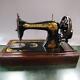 Antique Singer Hand-cranked Sewing Machine Sphinx Design