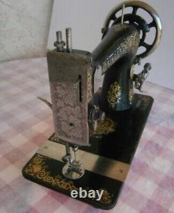 Antique / Vintage 1906 SINGER 27 TIFFANY GINGERBREAD Sewing Machine Rare