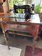 Antique Vintage 1920s Singer Sewing Machine With Table And Pedal Working