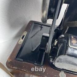 Antique Vintage Heavy Duty Singer 99-13 Sewing Machine With Case + more-read