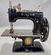 Antique Vintage Miniature Singer Child's Sewing Machine Made In Great Britain