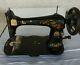 Antique Vintage Singer 1888 Fiddle Base Sewing Machine Head Rose & Daisy Decals