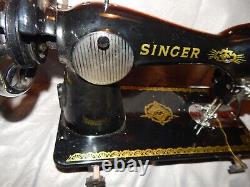 Antique/Vintage Singer NL-K 8076132 #15 Treadle Sewing Machine Only Estate Find