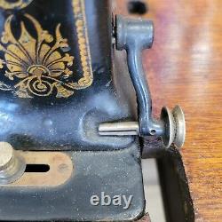 Antique Wheeler & Wilson Sewing Machine W9 Pre 1930 With Extras