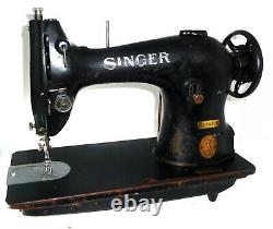 Antique industrial Singer 95K10 heavy duty sewing machine 95-10 DENIM LEATHER